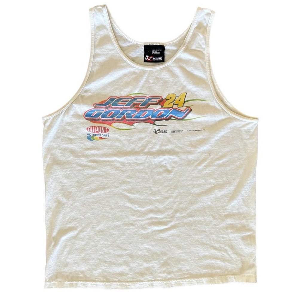 Y2k Jeff Gordon graphic tank top / tee